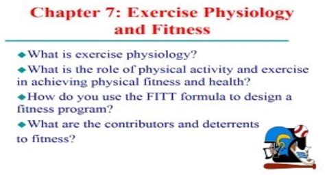 Free Download Exercise Physiology And Fitness Powerpoint Presentation