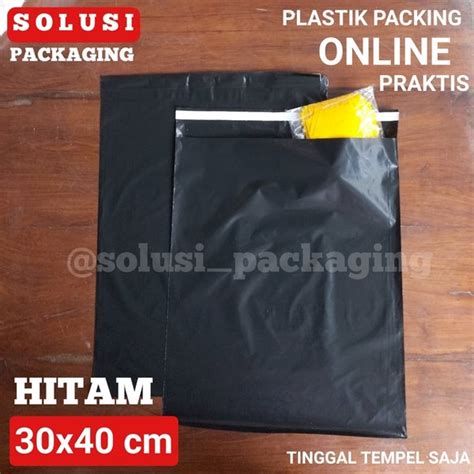 Jual Isi Pcs Plastik Packing Online X Cm Hitam Polymailer