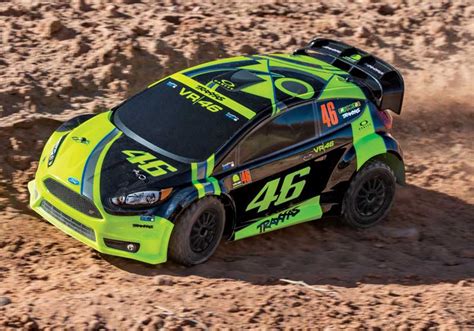 Traxxas Ford Fiesta St Rally Vr46 Valentino Rossi 110 4wd Rtr Rc Car