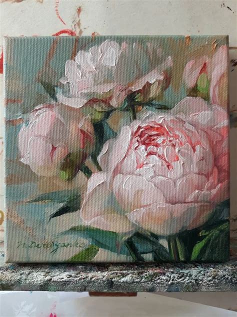 Original Flowers Painting Peony Oil Painting Original Pink Etsy Artofit