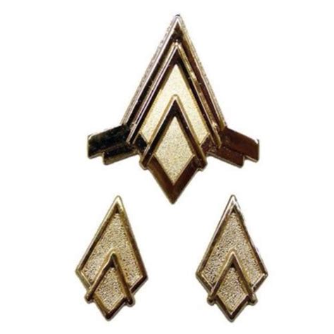 Battlestar Galactica Bsg Junior Officers Rank Pin Set