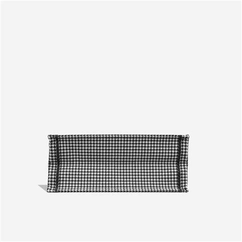 Dior Large Book Tote Houndstooth Blackwhite Unused Bagista