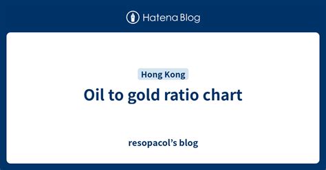 Oil To Gold Ratio Chart Resopacols Blog