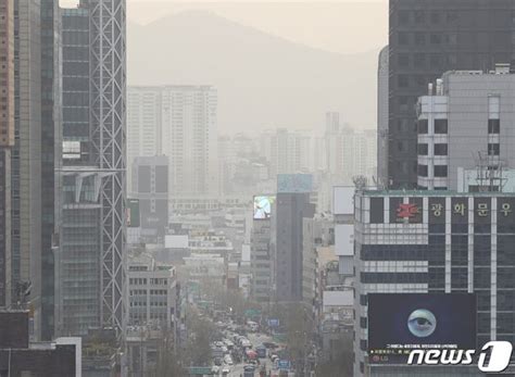 광주 미세먼지 주의보 4시간 만에 해제종합 네이트 뉴스