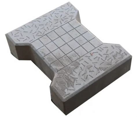 Material Concrete 60mm Grey I Dumble Paver Block At Rs 14 Piece In