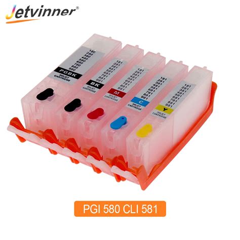 Jetvinner Pgi Cli Xxl Refillable Ink Cartridge For Canon Pixma