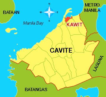 Map Of Cavite Province Philippines - North America Map