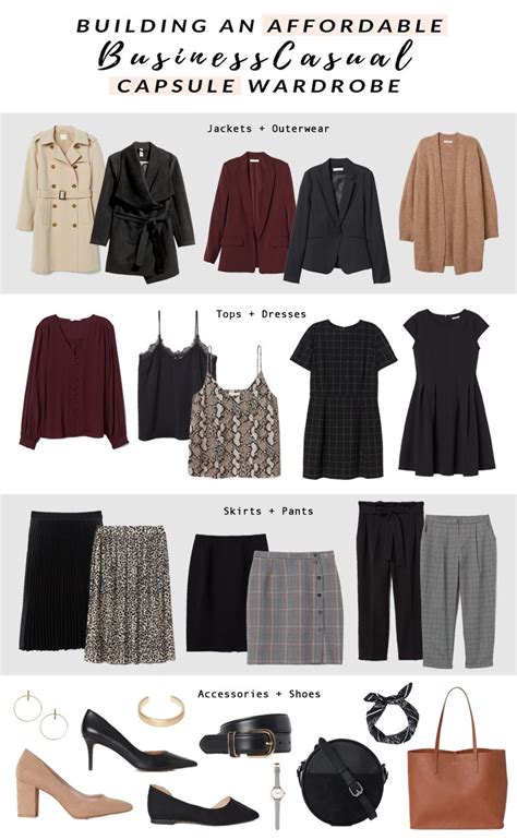 How To Build A Business Casual Capsule Wardrobe Sequins And Sales