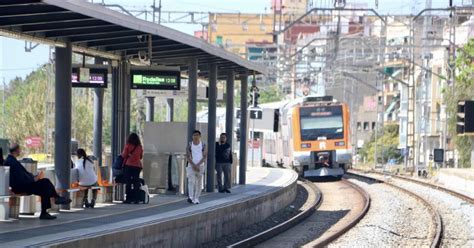 Cortes de circulación a las líneas R8 R17 y RT2 de Rodalies de Renfe