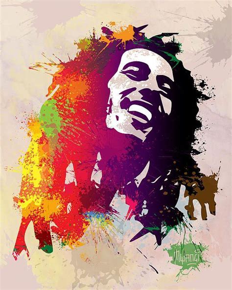 Bob Marley Artwork Bob Marley Painting Bob Marley Poster Arte Bob