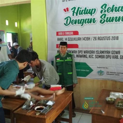 Lazis Wahdah Dan Dpc Wi Somba Opu Gelar Khitanan Massal Untuk 100 Orang