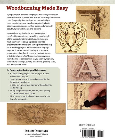 Pyrography Basics Techniques And Exercises For Beginners Amazon Ca