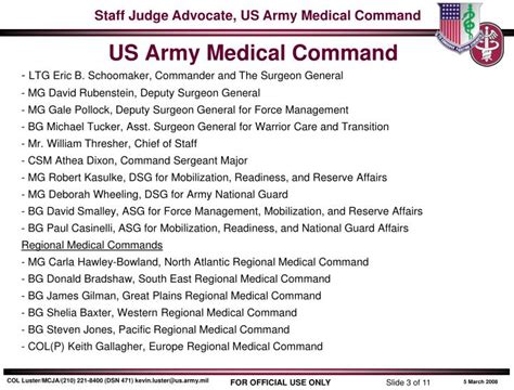 Ppt Us Army Medical Command Update Powerpoint Presentation Id1832990