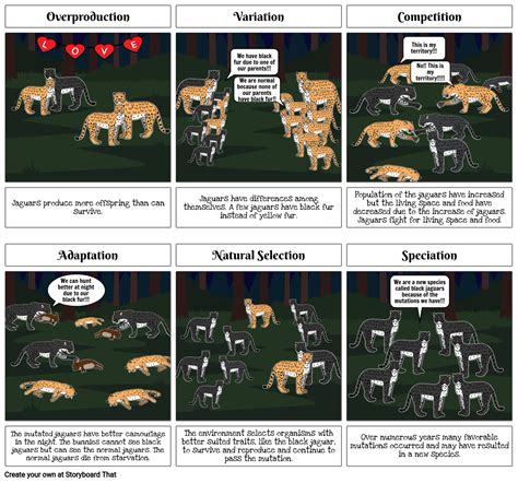 Natural Selection Comic Storyboard By A7f58ad7