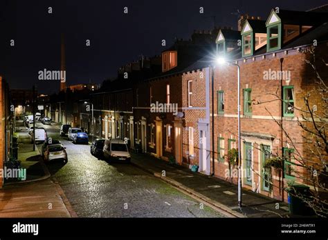 Carlisle At Night Street Scenes Of Buildings And Streets With Moody