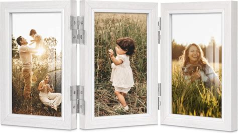 Afuly 4x6 Picture Frame White 3 Picture Frames Collage Wall Tabletop