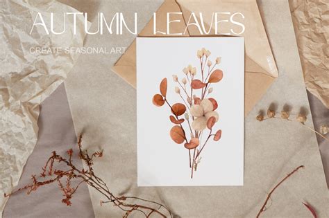 Watercolor Autumn Leaves Set - Design Cuts