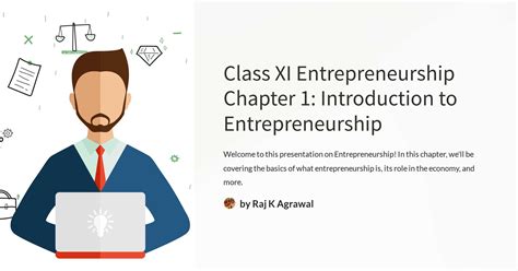 Class Xi Entrepreneurship Chapter 1 Introduction To Entrepreneurship