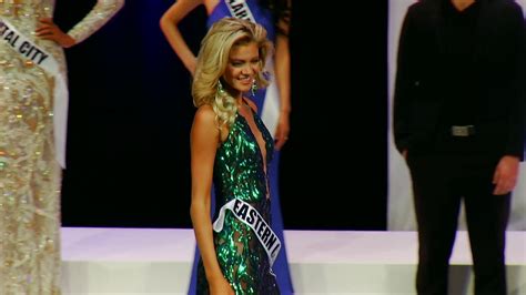 Harley Evans Evening Wear Preliminary Miss North Carolina USA