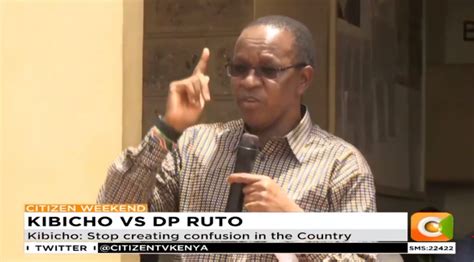 Citizen Tv Kenya On Twitter Kibicho Vs Dp Ruto Ps Kibicho Tells Dp