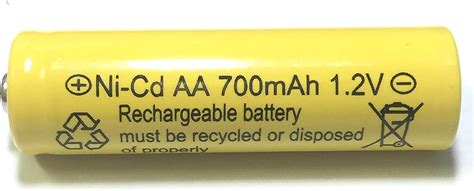 700mah Aa Nicd 1 2v Rechargeable Batteries Garden Solar Ni Cd Light Led S Pack Of 6