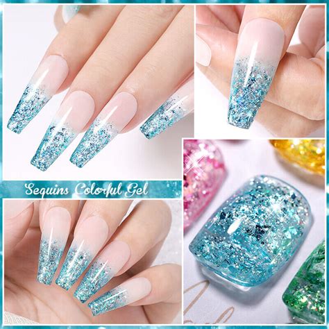 LILYCUTE 7ML Sequins Gel Nail Polish UV LED Magnetic Thread Gel Varnish