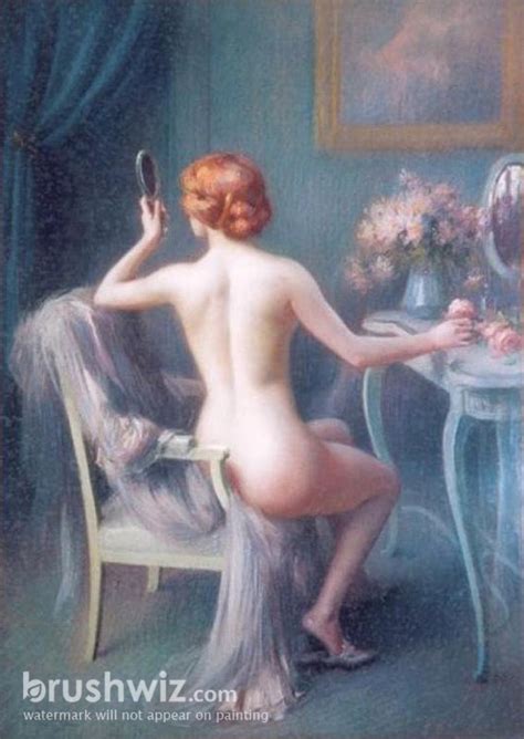 Seated Nude By Delphin Enjolras Oil Painting Reproduction