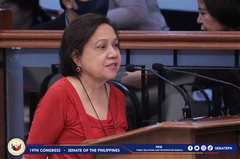 Senador Cynthia Villar Naniniwalang Artificial Shortage Lang Ng Bigas