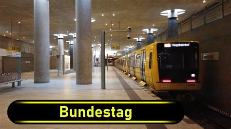 U Bahn Station Bundestag Berlin 🇩🇪 Walkthrough 🚶 Youtube