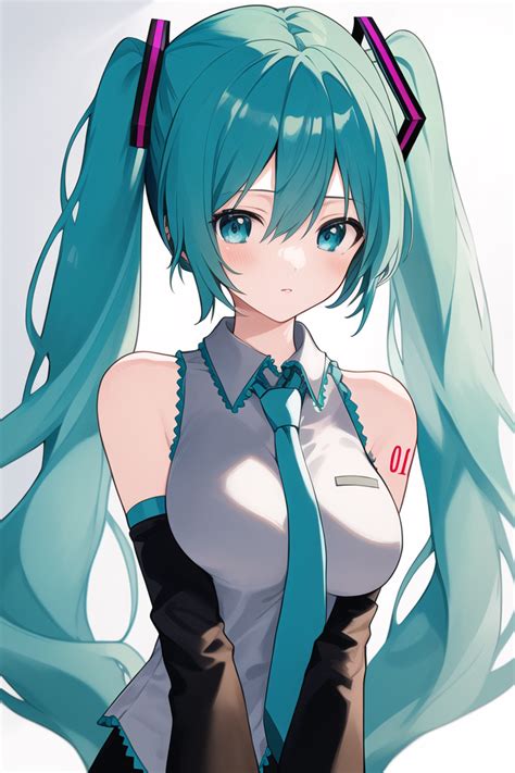 Hatsune Miku Vocaloid Generated By Zero0milk Using Anything Model