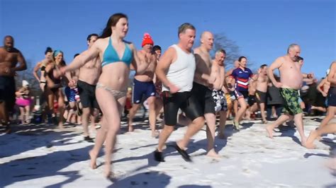 New Years Day Polar Plunge For Als Youtube