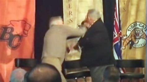 Joe Kapp, Angelo Mosca Fight at Canadian Football Banquet Video - ABC News