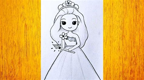 Cómo dibujar una princesa paso a paso Tutoriales de dibujo a lápiz