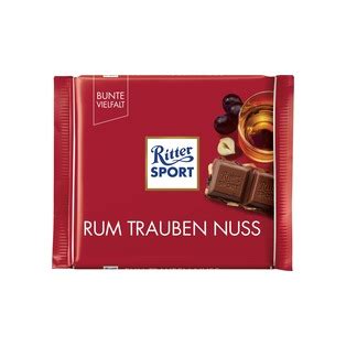 Transgourmet Österreich Ritter Sport Rum Traube Nuss 100 g