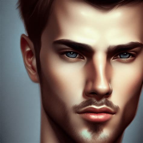 Handsome Man Digital Graphic · Creative Fabrica
