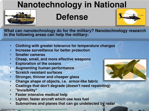 Ppt Nanotechnology In The Military Powerpoint Presentation Free