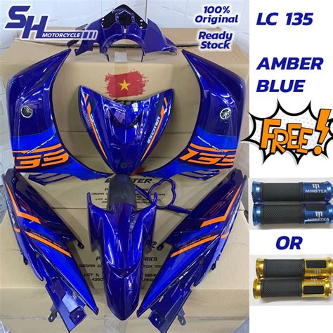 YAMAHA LC135 V4 V7 COVER SET EXCITER STICKER TANAM Shopee Malaysia