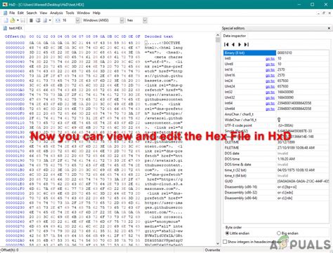 Using Hxd Hex Editor Applicationsolfe