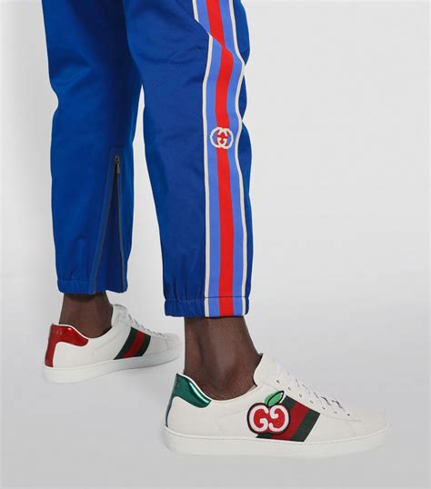 Gucci Cotton Side Stripe Trousers Harrods US