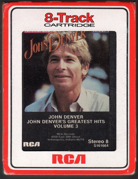 John Denver Greatest Hits Vol 3 1984 Rca Ac3 8 Track Tape