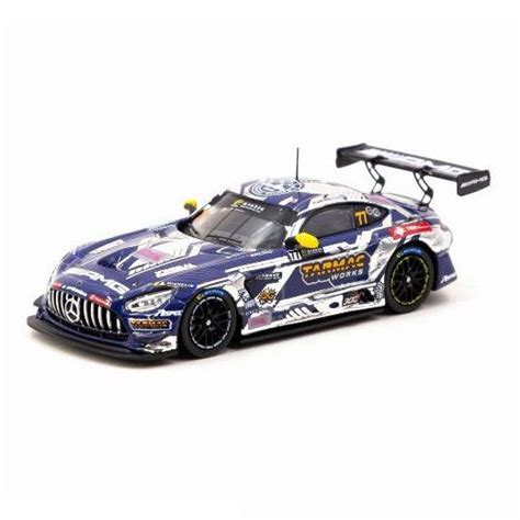 Tarmac Works HOBBY64 1 64 合金模型車 平治 Mercedes AMG GT3 Macau GT Cup 2022