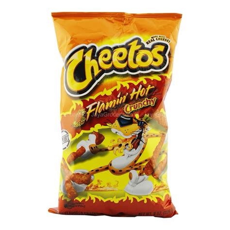 Cheetos Crunchy Flamin Hot Usa 226 8g Shopee Malaysia