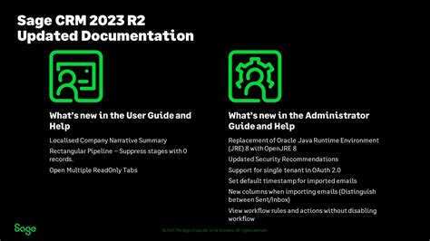 Sage CRM 2023 R2 Changes To Help And Available Resources Sage CRM