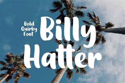 Billy Hatter Font Zeenesia Studio Fontspace