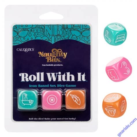 Calexotics Naughty Bits Roll With It Icon Based Sex Dice Game