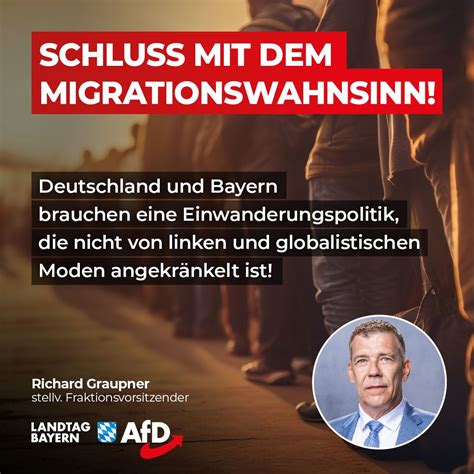 Richard Graupner Schluss Mit Dem Migrationswahnsinn Deutschland Und