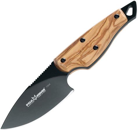 Fox Euro Hunter Olive Wood Black Bohler N690 Knivesmx