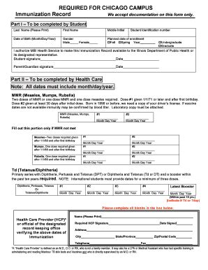 Fillable Online Undergrad Health Forms Doc Fax Email Print