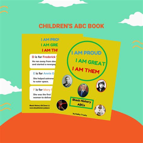 Alphabet Book Black History Abc Book Toddlers First Grade Etsy