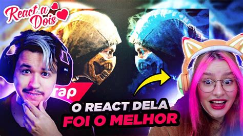 REACT Rap Do Scorpion E Sub Zero Mortal Kombat RIVAIS 7 MINUTOZ